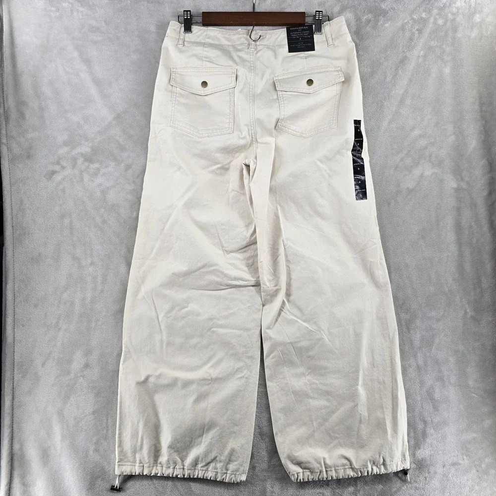 Banana Republic Authentic Chino Straight Parachute Full Pants‎ Mid Rise Womens 6